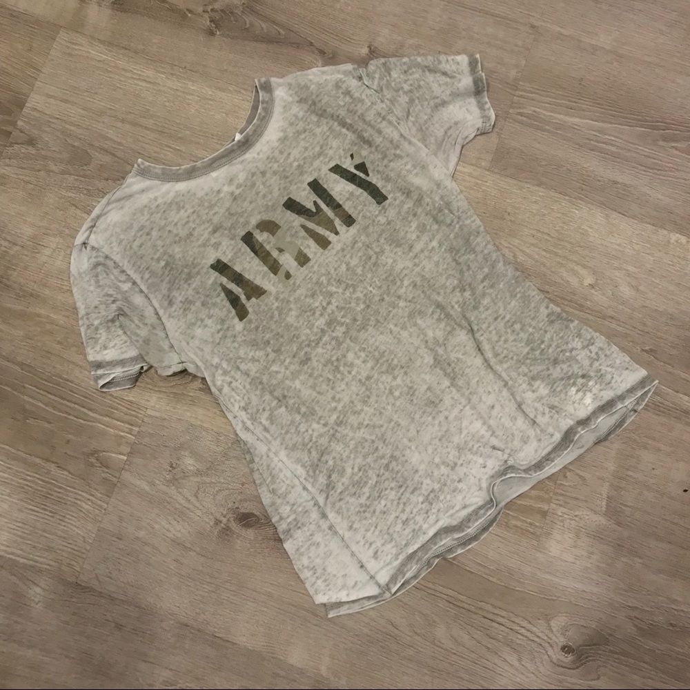 TOPSHOP Project Social T Army Tee | Size M